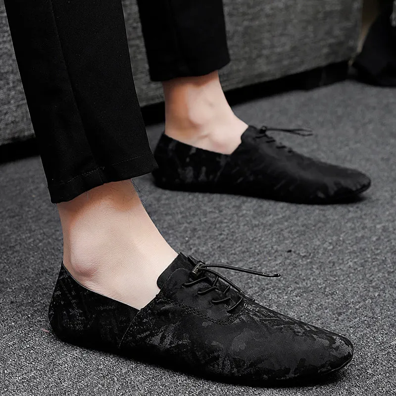 Men's Business Casual Party Formal Pointy Toe Flat Shoes | 2028