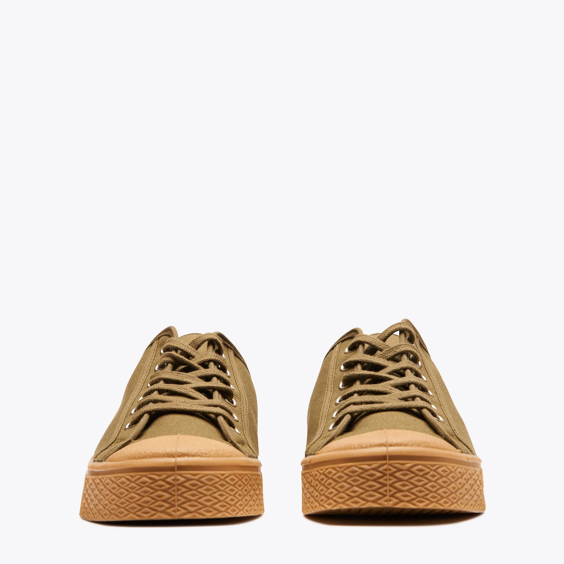 MILITARY GUM LOW TOP - MILITARY GREEN