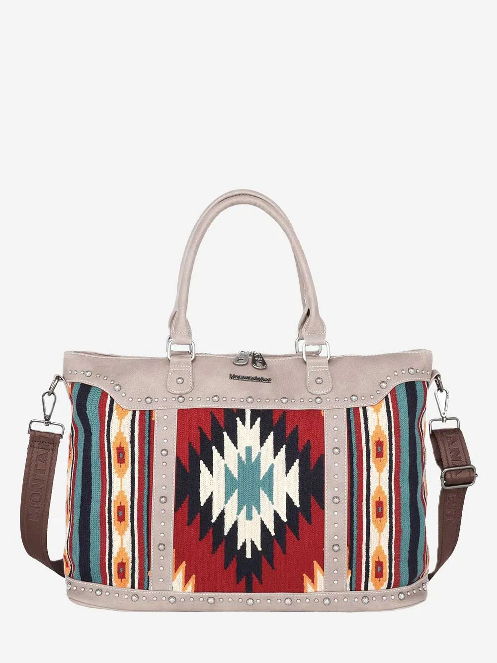 Montana West Aztec Tapestry Collection Weekender Bag