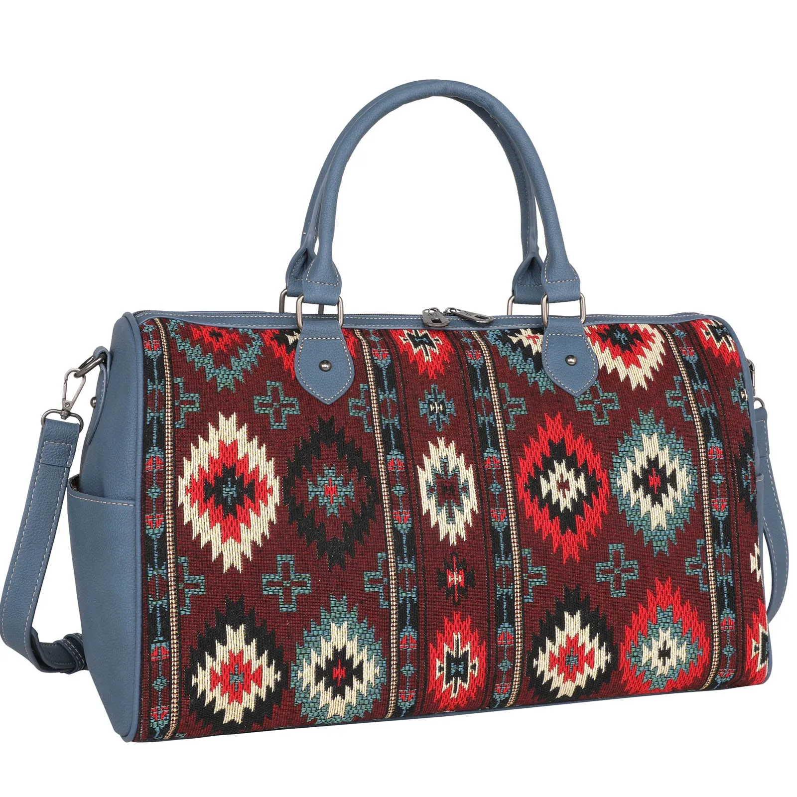 MW1174-5110 Montana West Aztec Tapestry Collection Weekender Bag