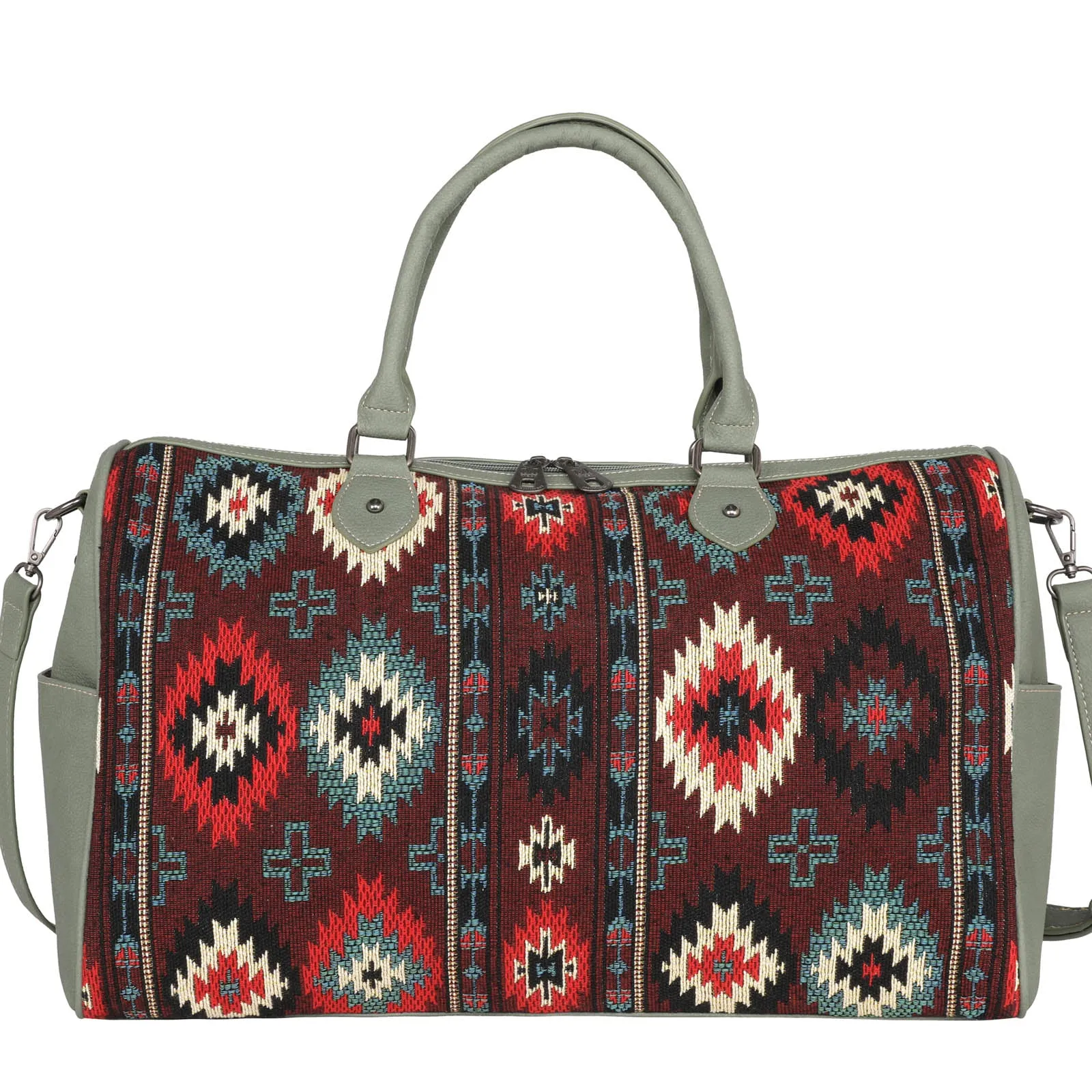 MW1174-5110 Montana West Aztec Tapestry Collection Weekender Bag