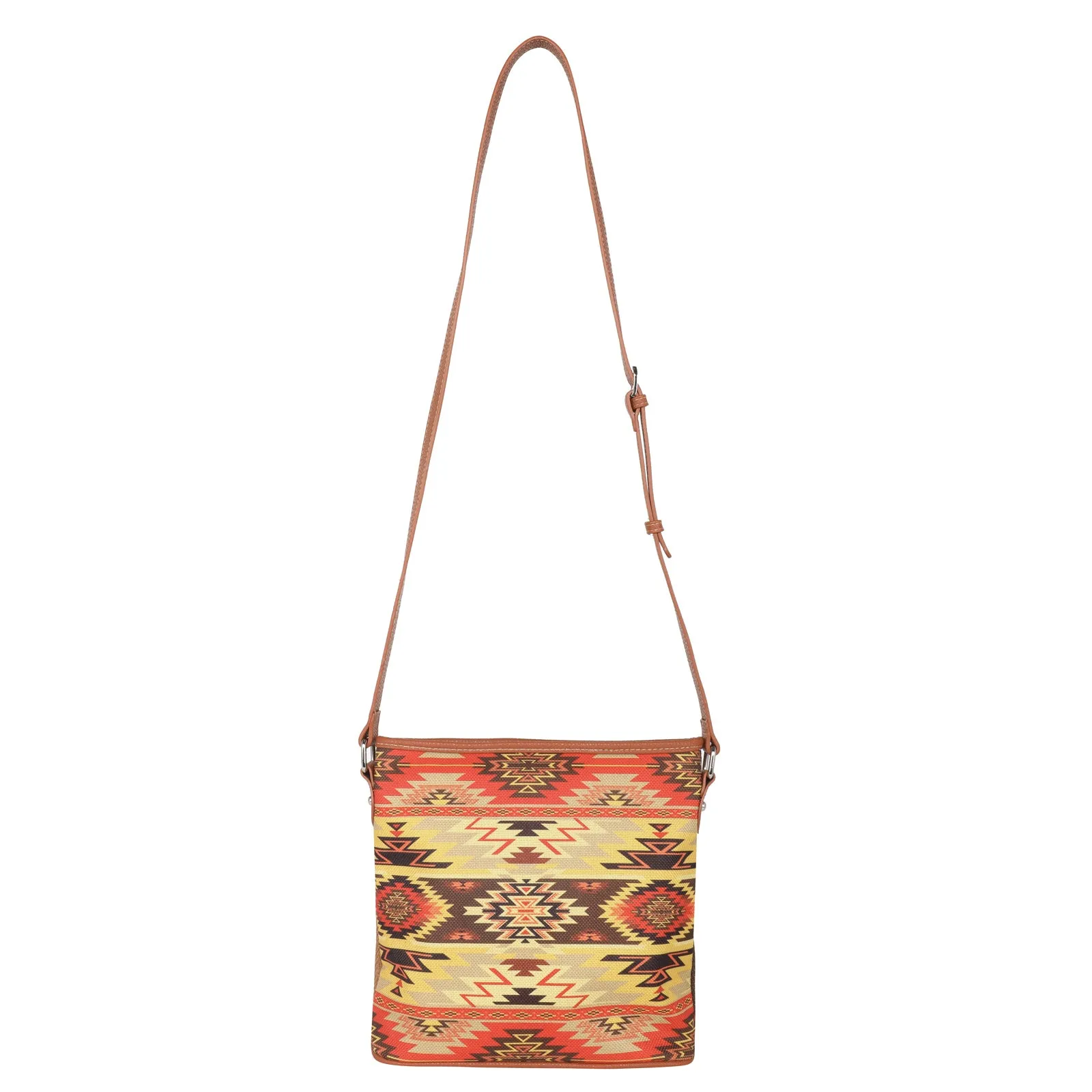 MW976-8360 Montana West Aztec Canvas Crossbody