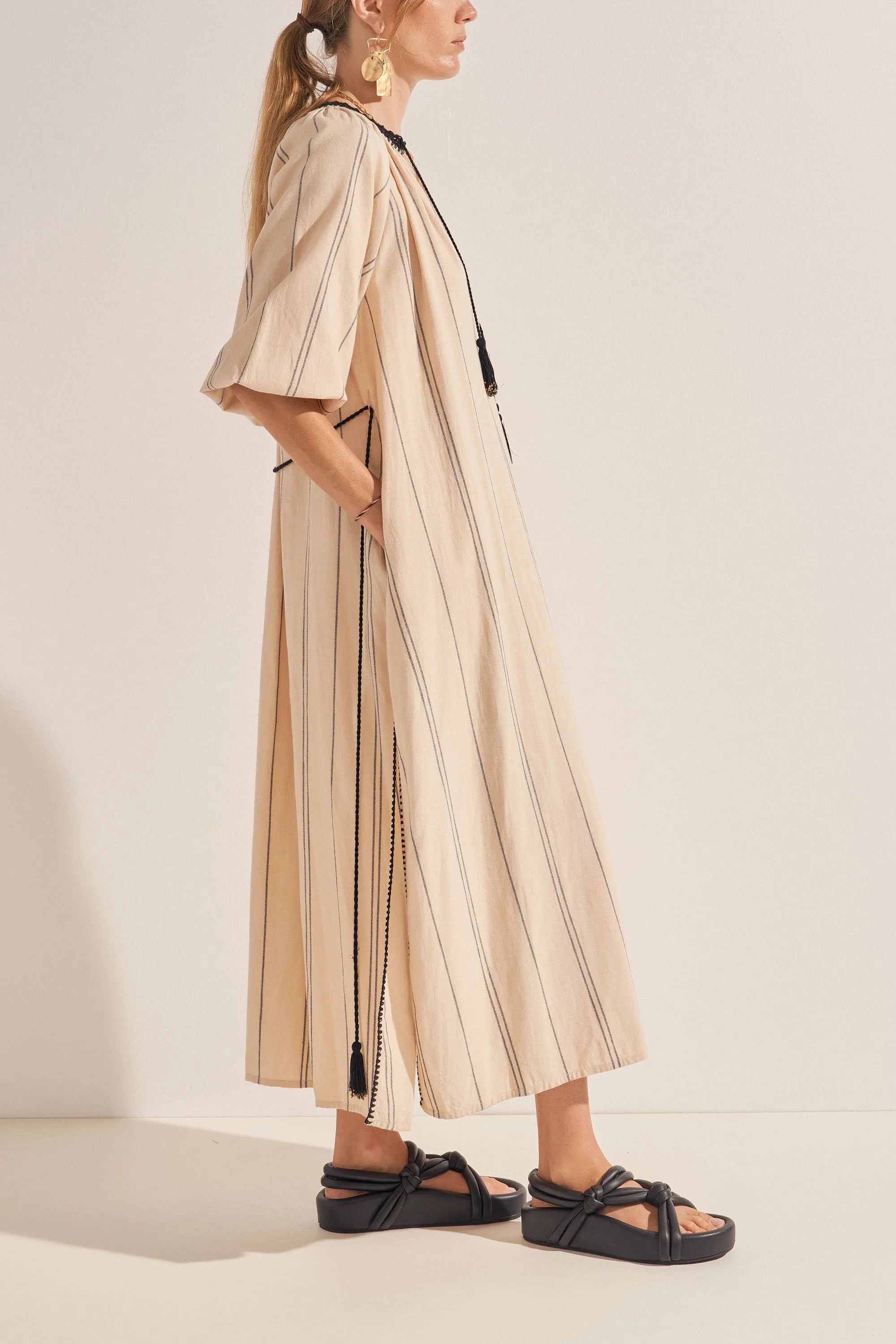 Priam Kolonaki Stripe Caftan