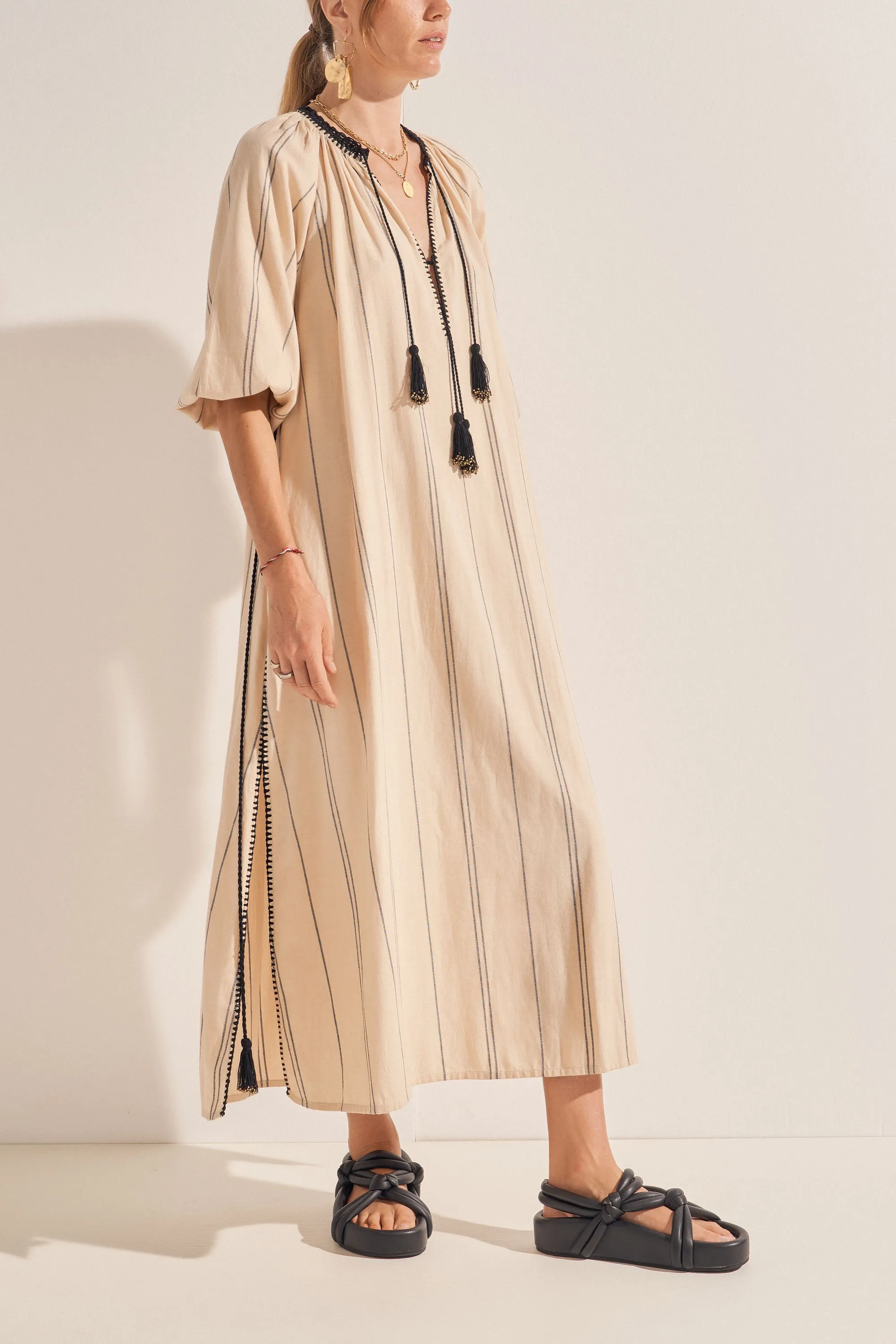 Priam Kolonaki Stripe Caftan