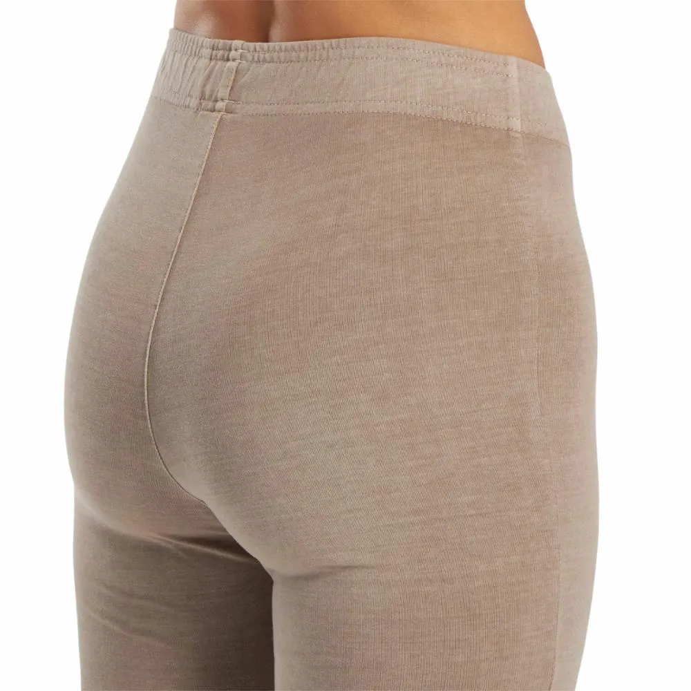 Reebok Apparel Women Classics Natural Dye Legging Shorts TAUPE