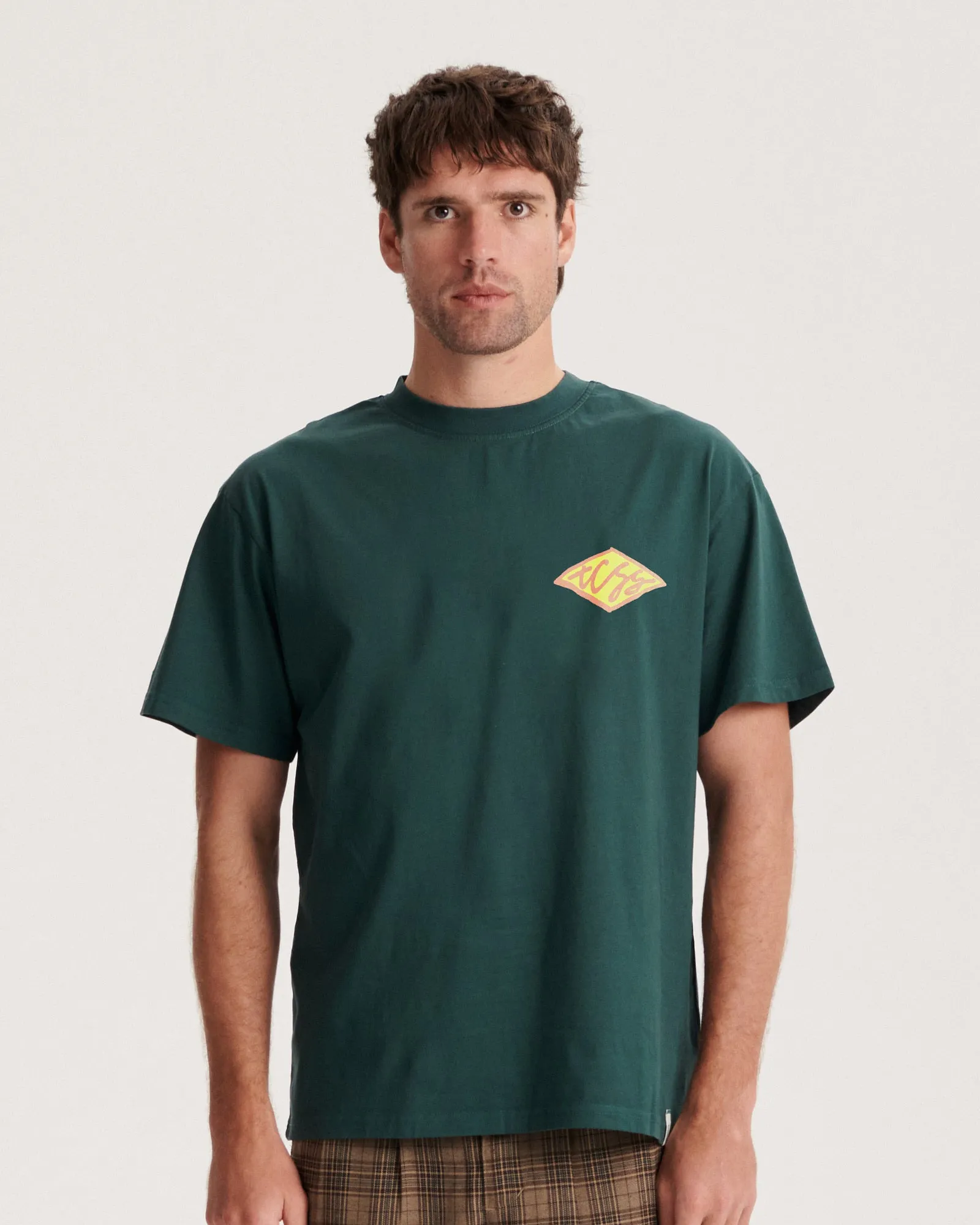 Scribble Tee  - Pine