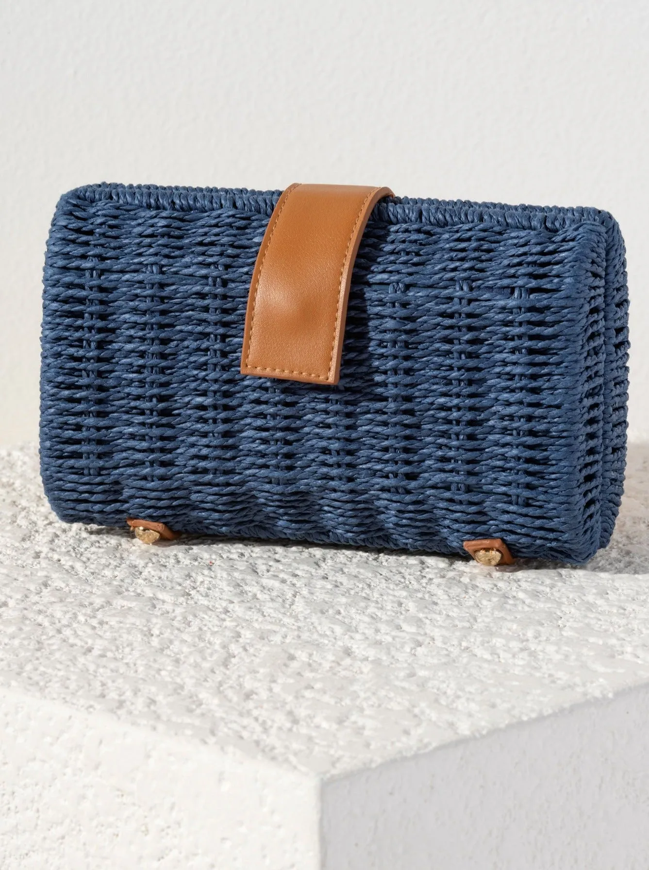 Shiraleah Augustine Clutch, Navy - FINAL SALE ONLY