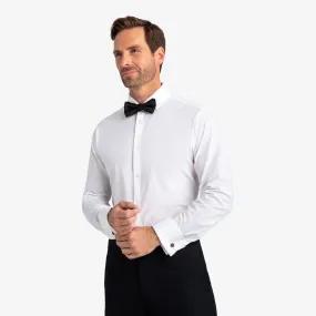 Solid White Tux Shirt