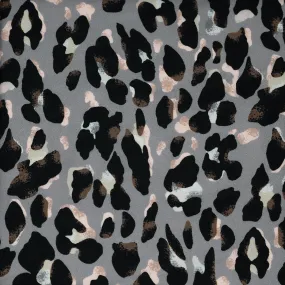 Sporty Leopard Printed Spandex Fabric | Blue Moon Fabrics