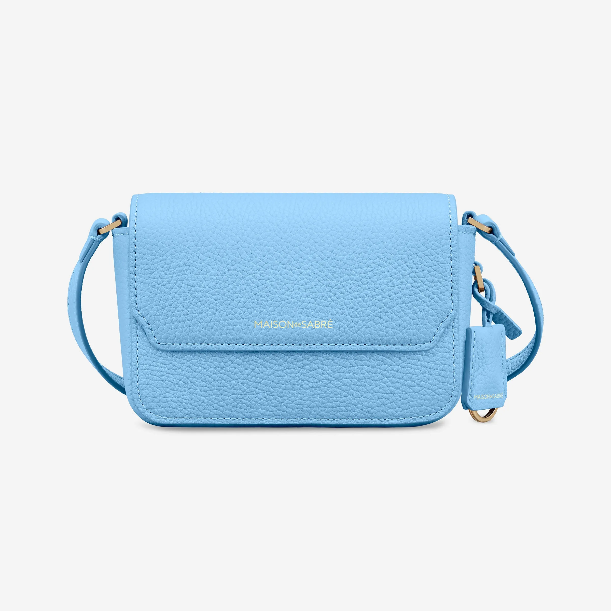 The Micro Flap Bag - Sky Blue