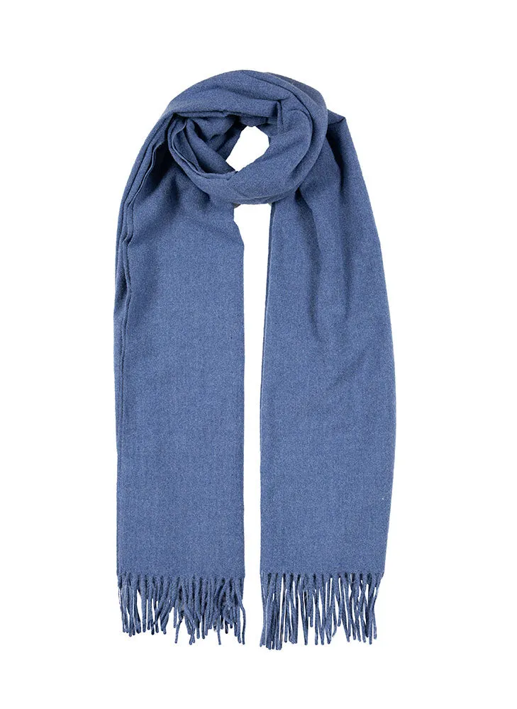 Women’s Plain Marl Scarf with Tassels